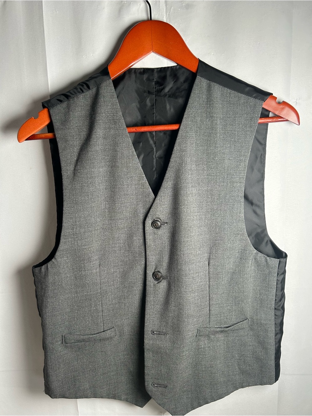 Classic Toddler-boys  Grey Vest - Timeless Suit Waistcoat Size 16 P2P and 14 S2S